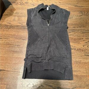 Black Mini Muscle Tee Dress- gently used